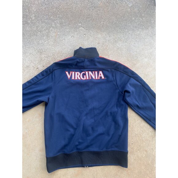 Nike Virginia Cavaliers Full-Zip Jacket Navy Blue/Orange Size M P3 - Picture 7 of 7